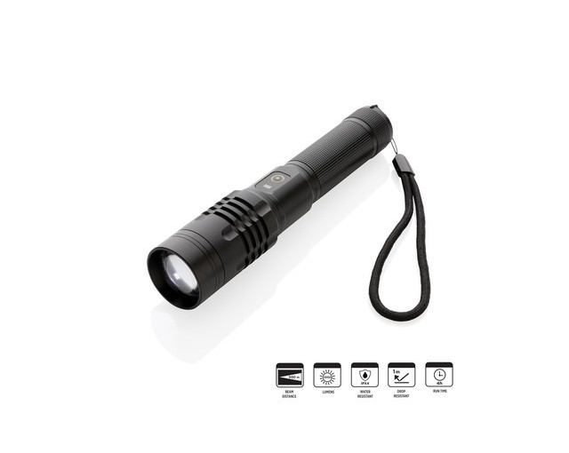 Latarka Gear X, ładowana przez USB z logo firmy w LazyStore!