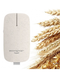 XOOPAR POKKET WIRELESS MOUSE WHEAT Bezprzewodowa Eko Mysz z logo firmy w LazyStore! 2