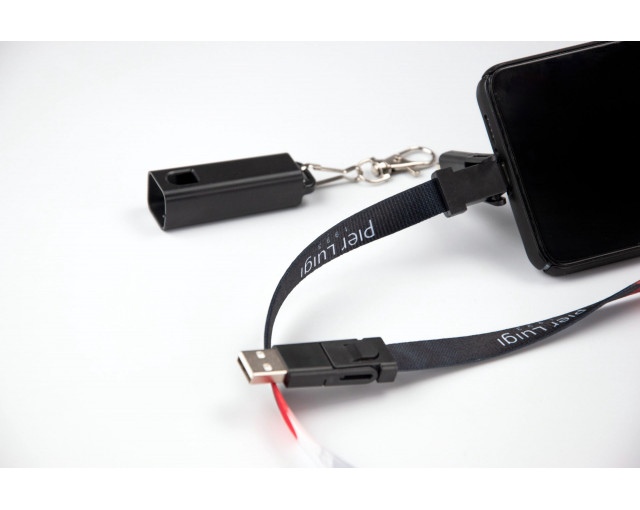 Pier Luigi Smycz - kabel ładujący 6 w 1 z logo firmy w LazyStore!