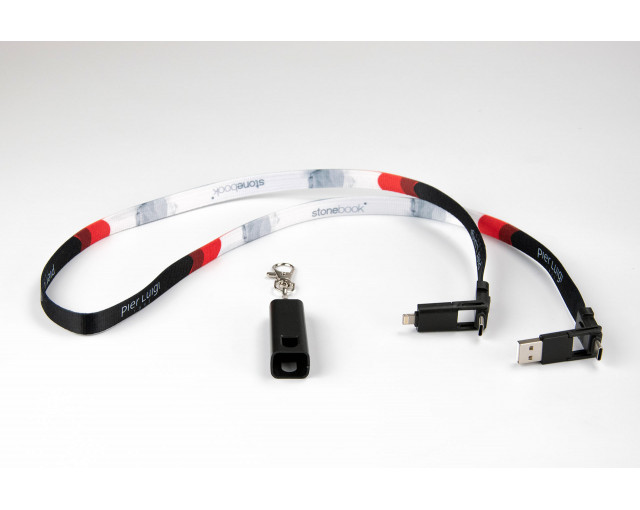 Pier Luigi Smycz - kabel ładujący 6 w 1 z logo firmy w LazyStore!