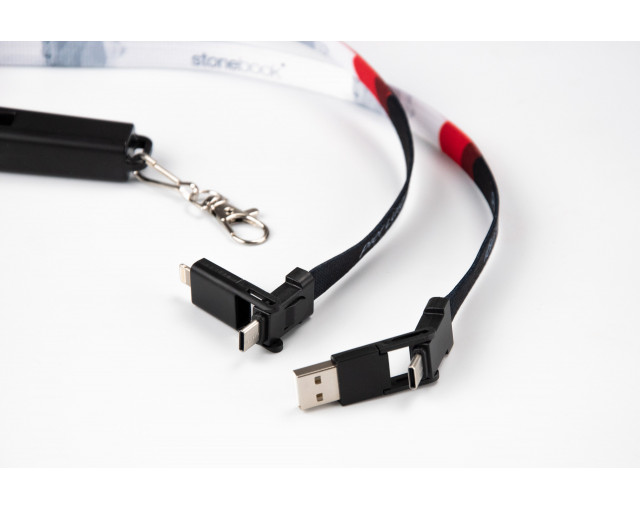 Pier Luigi Smycz - kabel ładujący 6 w 1 z logo firmy w LazyStore!