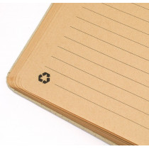 Notes z papieru z trawy