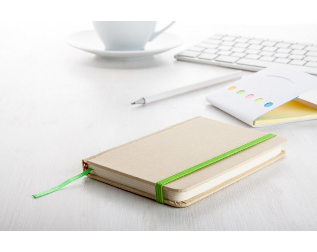 Notebook z papieru ekologicznego.