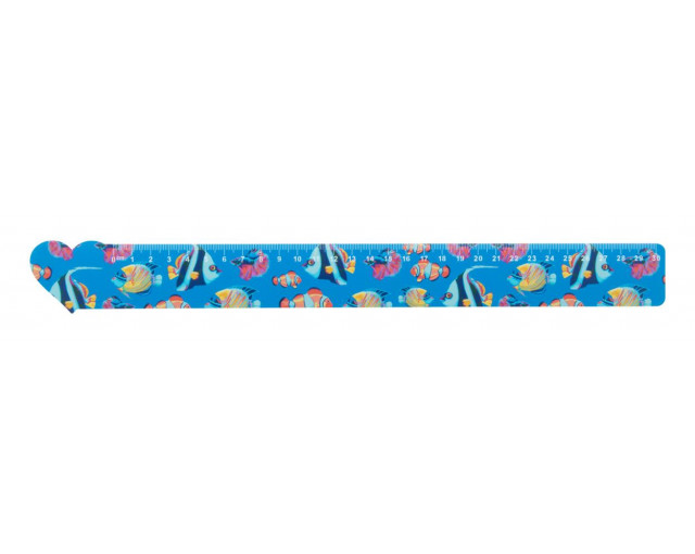 Linijka 30cm, serce