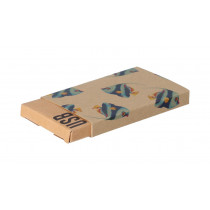 Personalizowany rękaw z papieru kraft