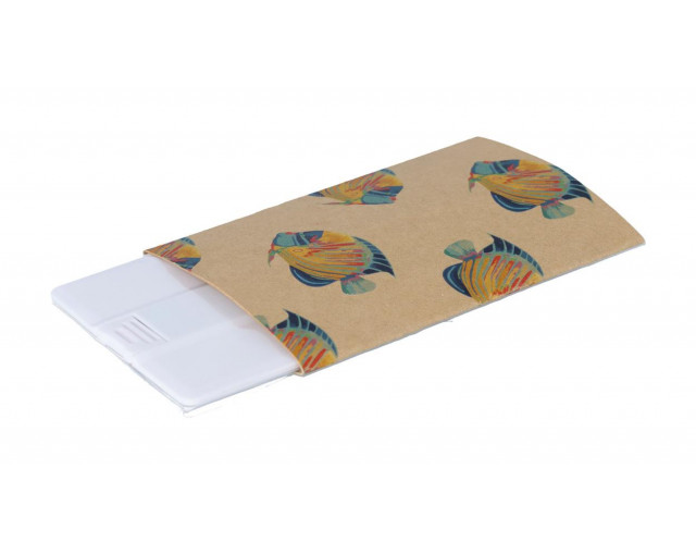 Personalizowany rękaw z papieru kraft