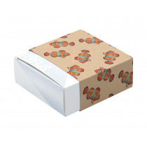 Personalizowany rękaw z papieru kraft