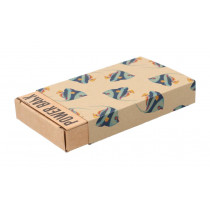 Personalizowany rękaw z papieru kraft