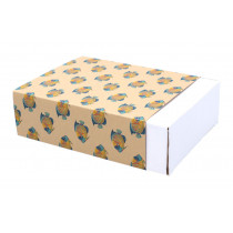 Personalizowany rękaw z papieru kraft