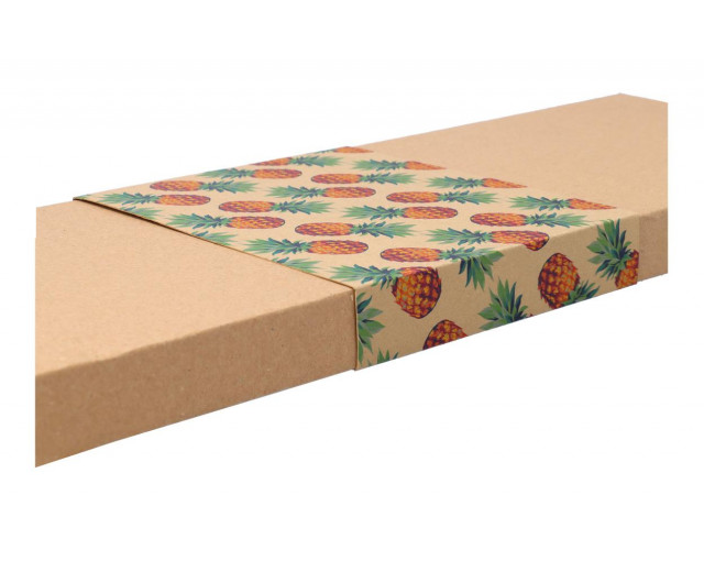 Personalizowany rękaw z papieru kraft