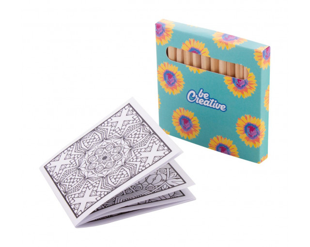 Personalizowany zestaw do kolorowania / mandala