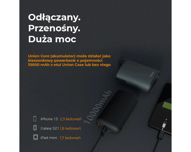 Ocoopa Union 5s elektroniczny ogrzewacz dłoni z logo firmy w LazyStore!