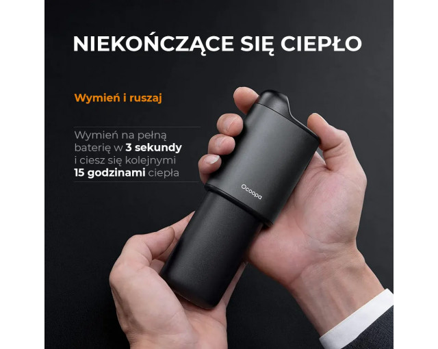 Ocoopa Union 5s elektroniczny ogrzewacz dłoni z logo firmy w LazyStore!