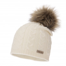 Czapka zimowa damska z wełny merino Bafi z logo firmy w LazyStore!