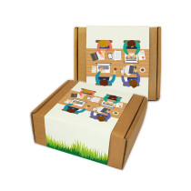 Diorama z logo firmy w LazyStore!
