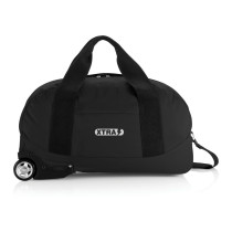 Weekendowa torba sportowa, podróżna na kółkach z logo firmy w LazyStore!