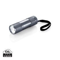 Latarka 9 LED Quattro z logo firmy w LazyStore!