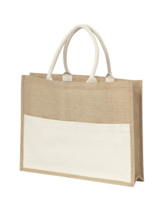 Torba z juty z logo firmy w LazyStore! 2
