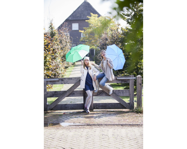 Parasol manualny, składany z logo firmy w LazyStore!