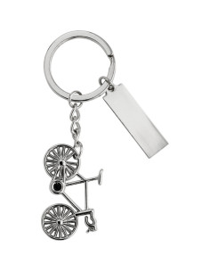 Brelok do kluczy "rower" z logo firmy w LazyStore!