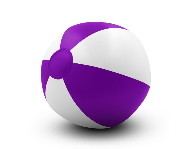 Dmuchana piłka plażowa z logo firmy w LazyStore!