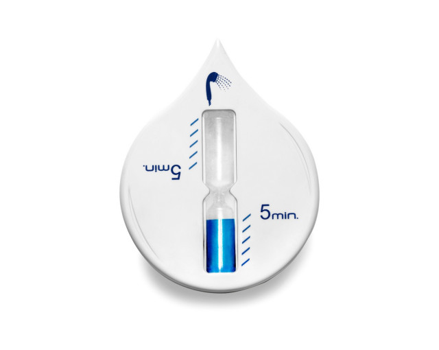 Minutnik pod prysznic z logo firmy w LazyStore!