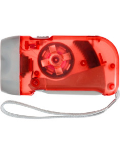 Latarka na dynamo 2 LED z logo firmy w LazyStore!