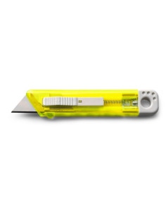 Nóż do tapet z mechanizmem zabezpieczającym z logo firmy w LazyStore!