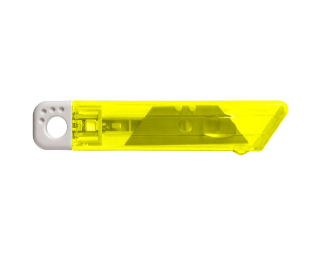 Nóż do tapet z mechanizmem zabezpieczającym z logo firmy w LazyStore!