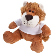 Pluszowy lew | Richard K z logo firmy w LazyStore!