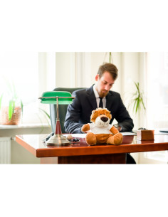 Pluszowy lew | Richard K z logo firmy w LazyStore! 2