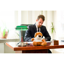 Pluszowy lew | Richard K z logo firmy w LazyStore!