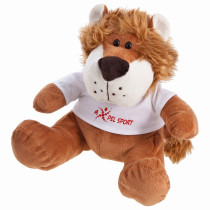 Pluszowy lew | Richard K z logo firmy w LazyStore!