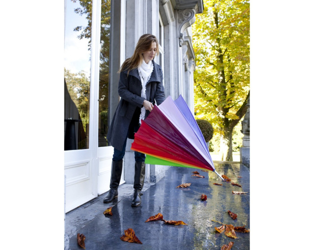 Parasol manualny z logo firmy w LazyStore!