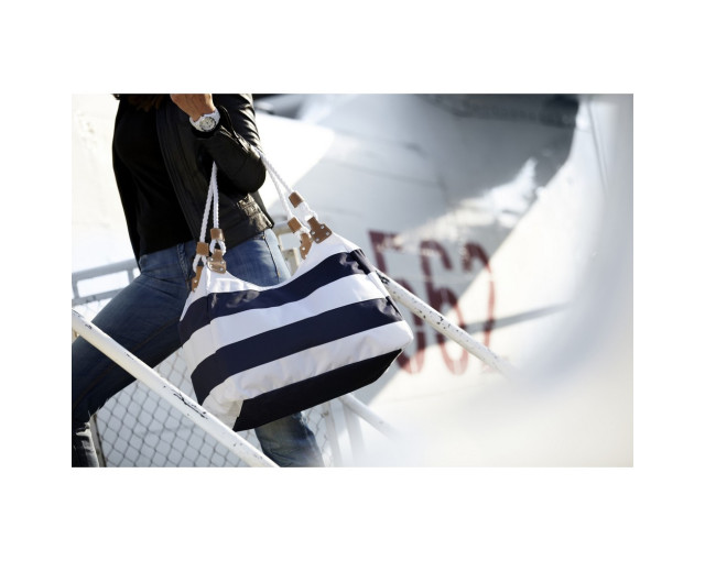 Torba plażowa z logo firmy w LazyStore!