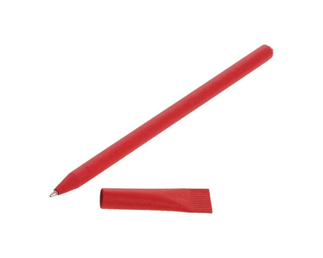 Papierowy długopis, zatyczka z logo firmy w LazyStore!
