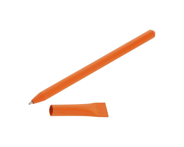 Papierowy długopis, zatyczka z logo firmy w LazyStore!