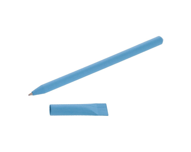 Papierowy długopis, zatyczka z logo firmy w LazyStore!