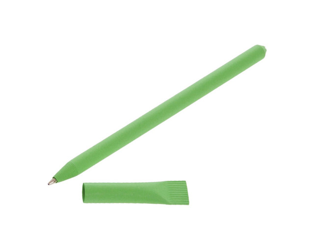 Papierowy długopis, zatyczka z logo firmy w LazyStore!