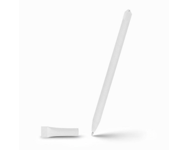 Papierowy długopis, zatyczka z logo firmy w LazyStore!