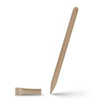 Papierowy długopis, zatyczka z logo firmy w LazyStore!