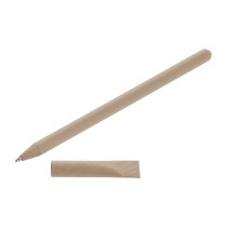 Papierowy długopis, zatyczka z logo firmy w LazyStore!