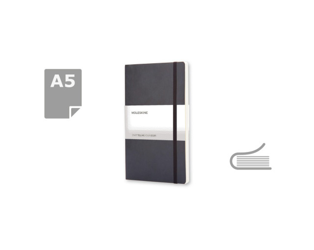 MOLESKINE Notatnik ok. A5 z logo firmy w LazyStore!