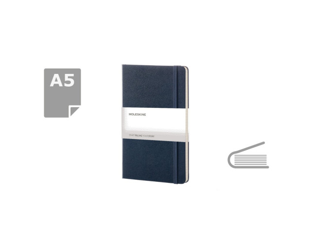 MOLESKINE Notatnik ok. A5 z logo firmy w LazyStore!