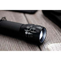 Latarka 1 CREE LED Air Gifts, lampka rowerowa | Cynthia z logo firmy w LazyStore!