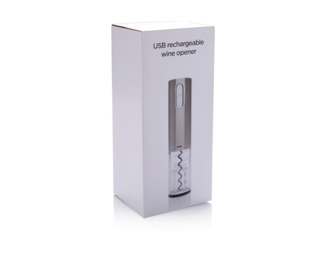 Elektryczny korkociąg do wina na USB z logo firmy w LazyStore!
