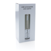 Elektryczny korkociąg do wina na USB z logo firmy w LazyStore!