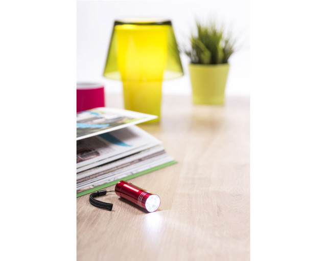 Latarka 9 LED z logo firmy w LazyStore!