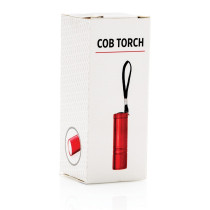Latarka COB z logo firmy w LazyStore!
