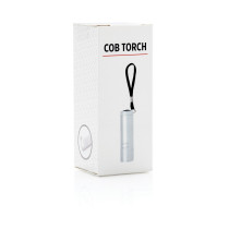 Latarka COB z logo firmy w LazyStore!